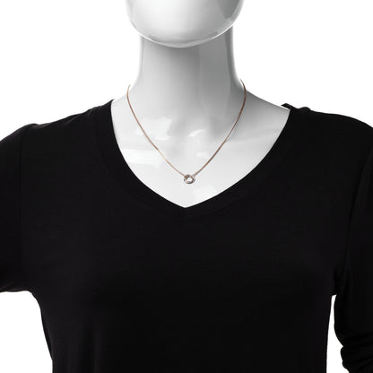 Cartier 18K Pink Yellow White Gold Trinity Double Chain Pendant Necklace 2 of 6