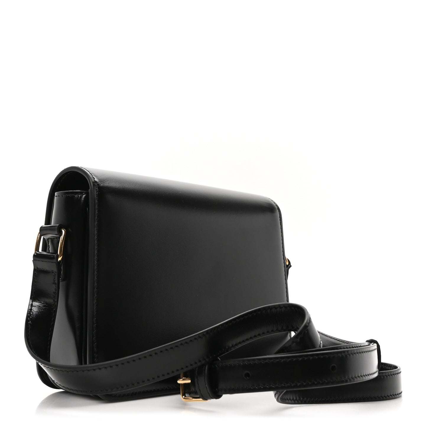 Shiny Calfskin Teen Triomphe Black
