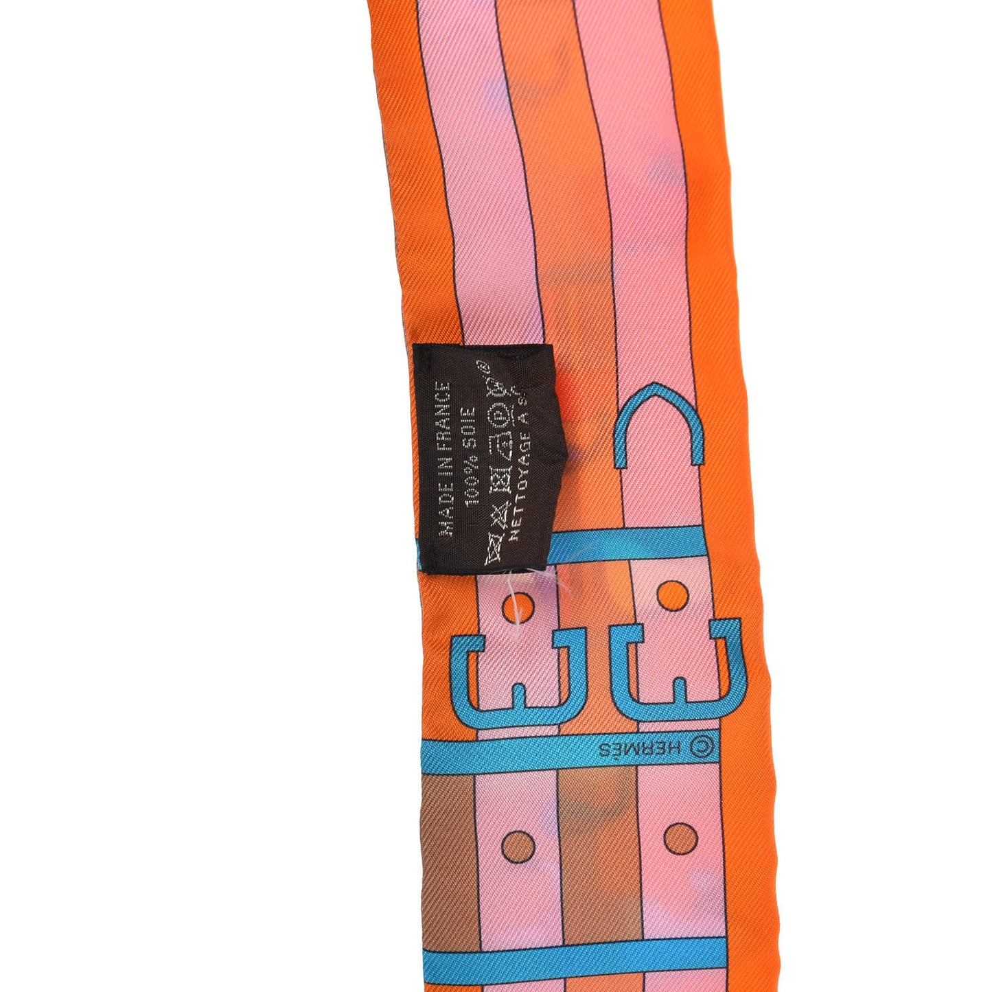 Silk Rocabar Twilly Orange Bleu Ciel