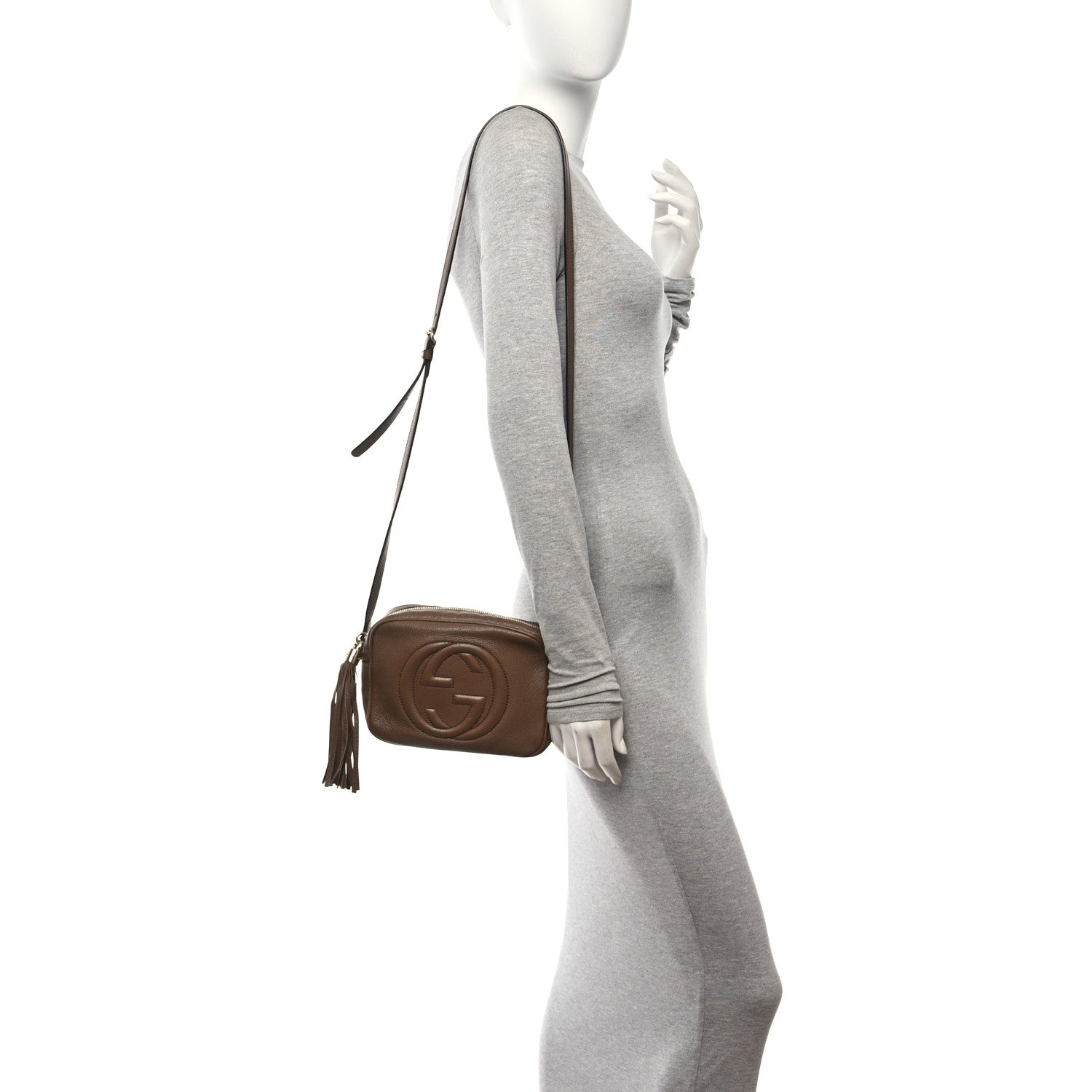 Gucci Cellarius Calfskin Small Soho Disco Bag Acero 2 of 11