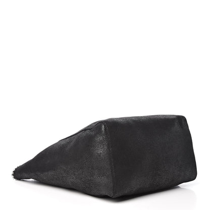 Stella McCartney Shaggy Deer Falabella Shopper Tote Black 4 of 9