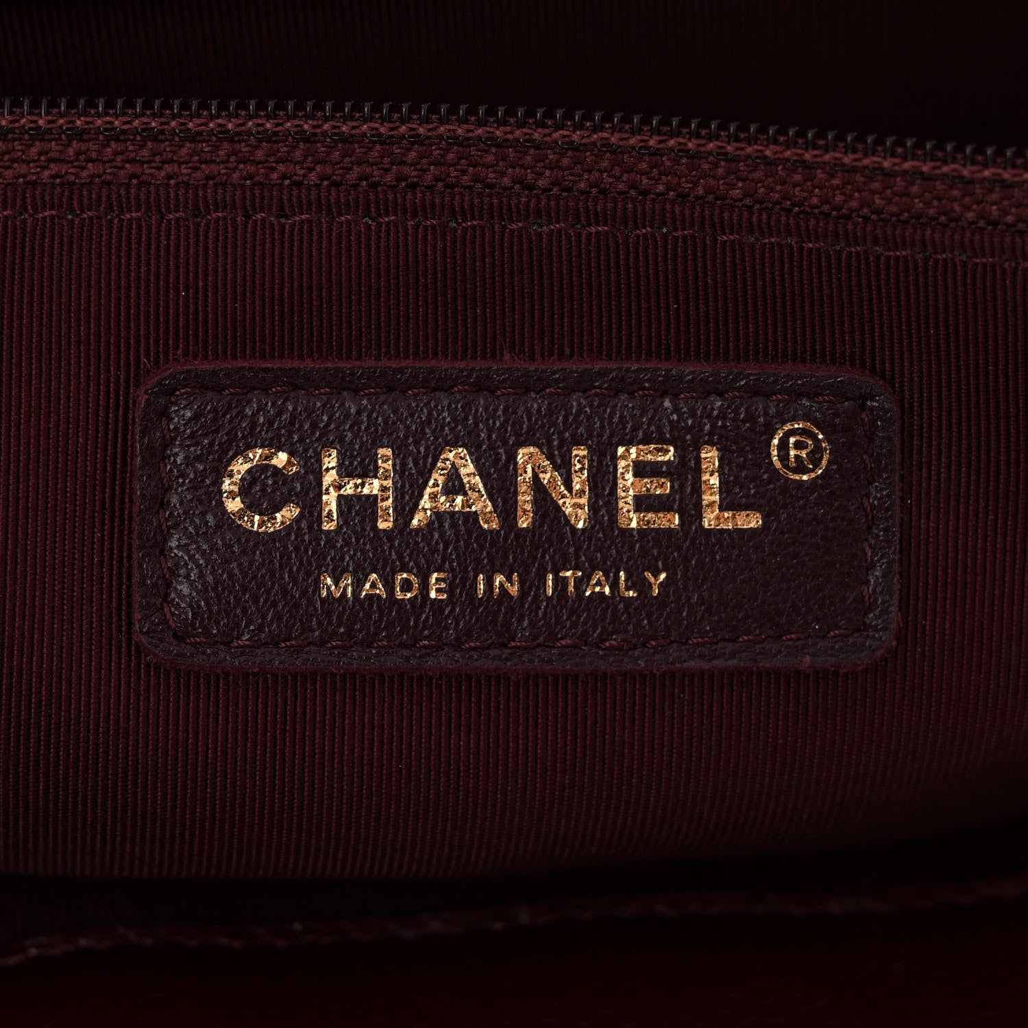 Chanel Calfskin Quilted Large Flap Shopping Tote Burgundy 6 of 10