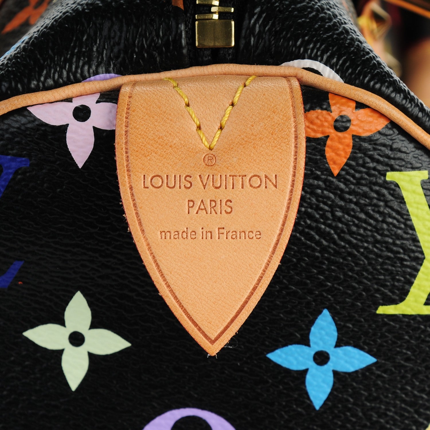 Louis Vuitton Monogram Multicolor Speedy 30 Black 6 of 7