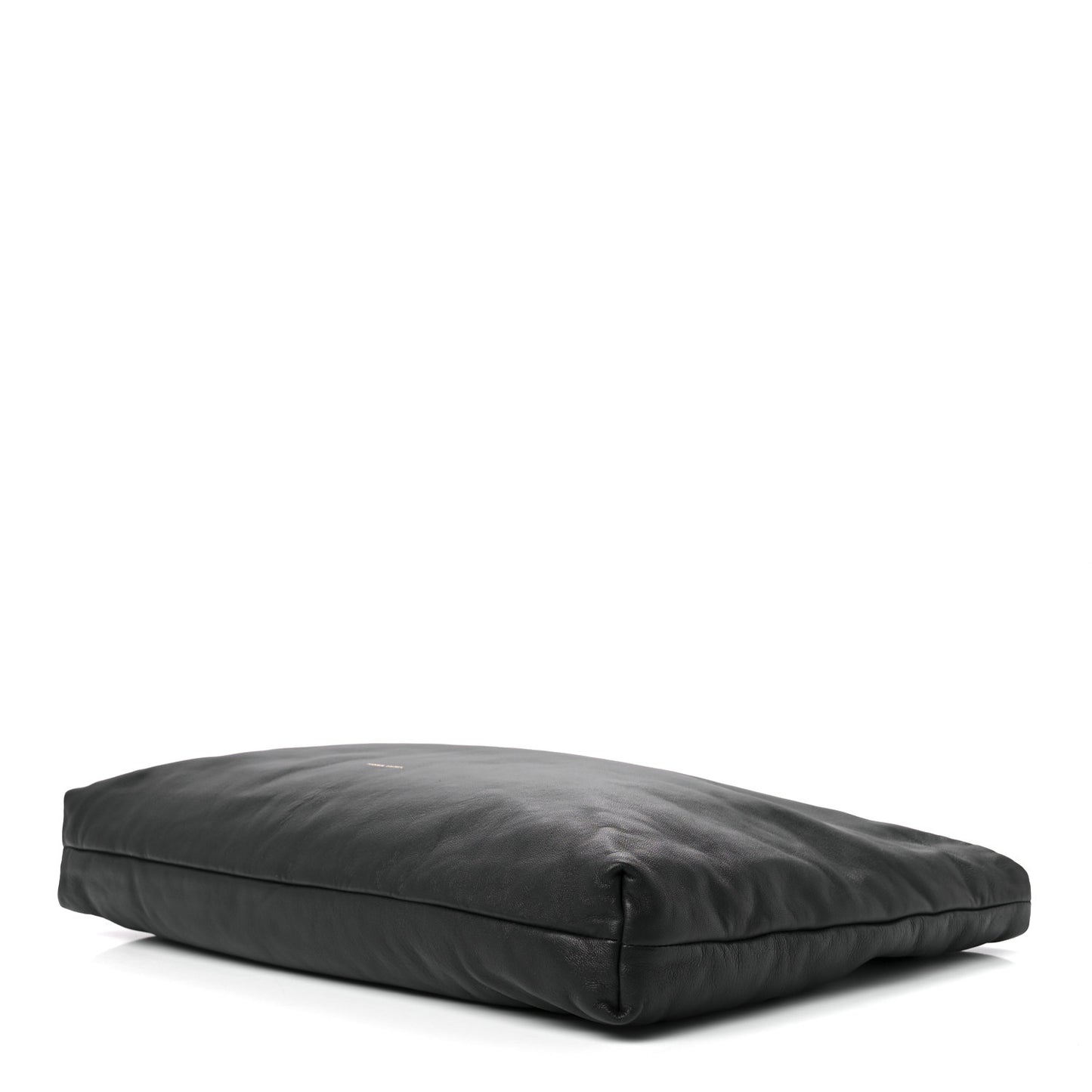 Calfskin Reversible Pillow Tote Black Flamma