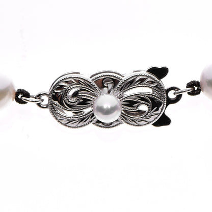 Mikimoto 18K White Gold Pearl 6mm Strand Akoya Necklace 16 4 of 10