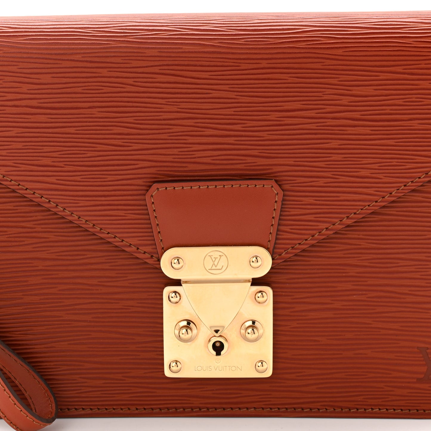 Epi Pochette Sellier Dragonne Kenyan Fawn
