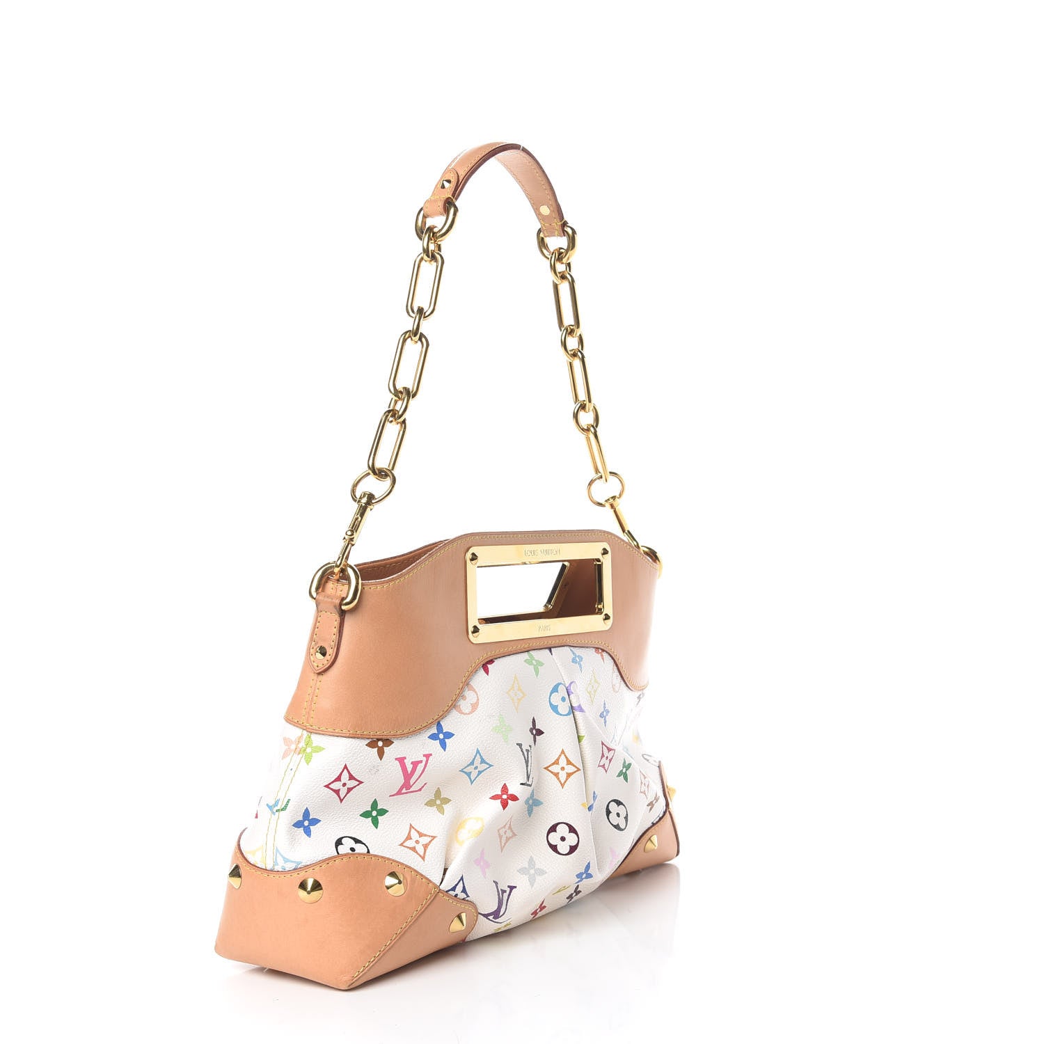 Louis Vuitton Monogram Multicolor Judy MM White 2 of 13