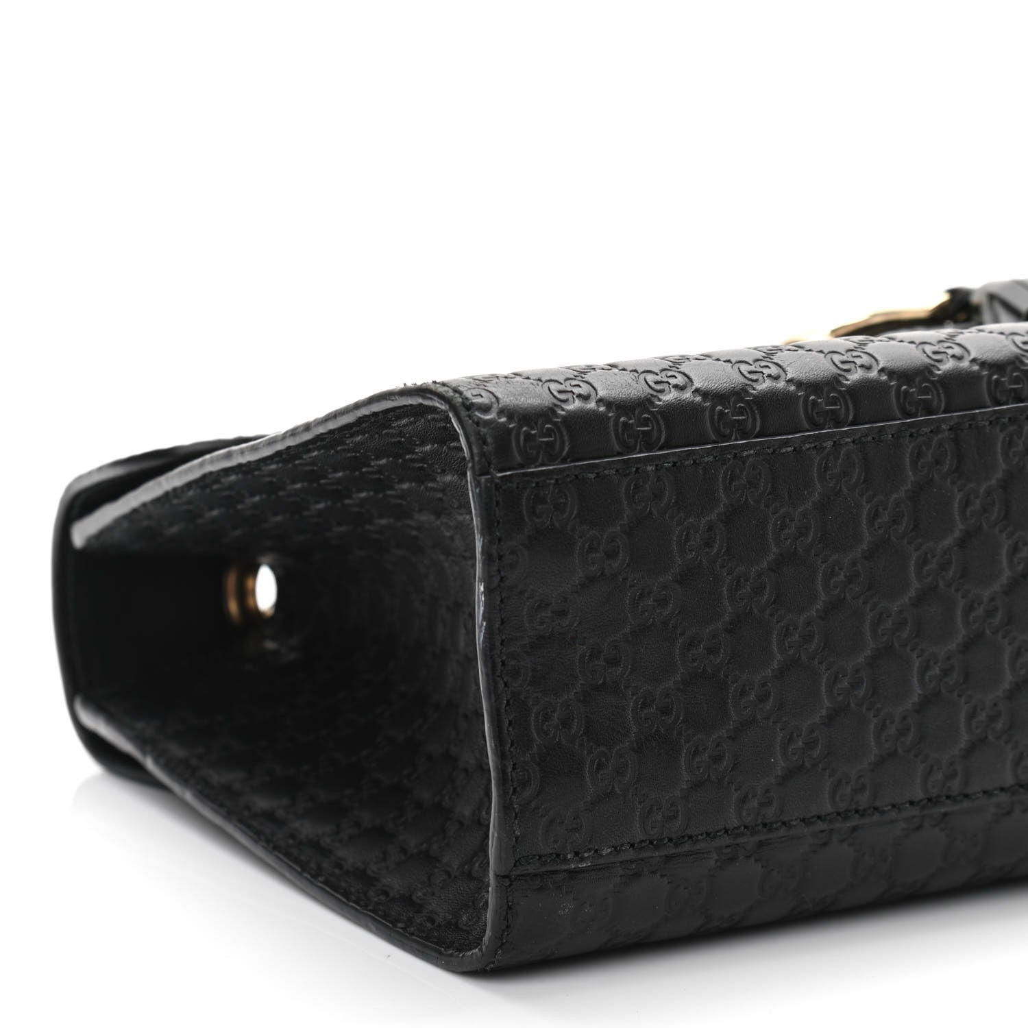 Gucci Microguccissima Medium Emily Chain Shoulder Bag Black 9 of 11