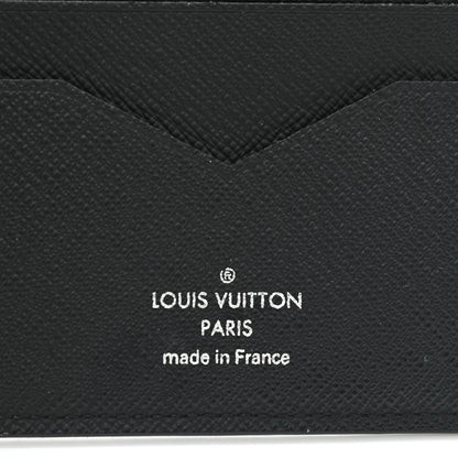 Louis Vuitton Taiga Bi-Fold Money Clip Wallet Black 6 of 7