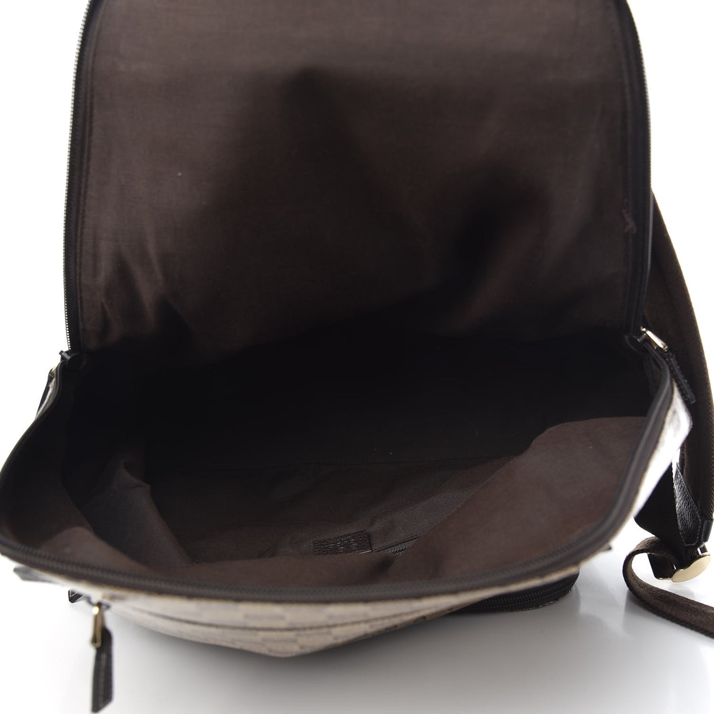 Crystal Monogram Backpack Dark Brown