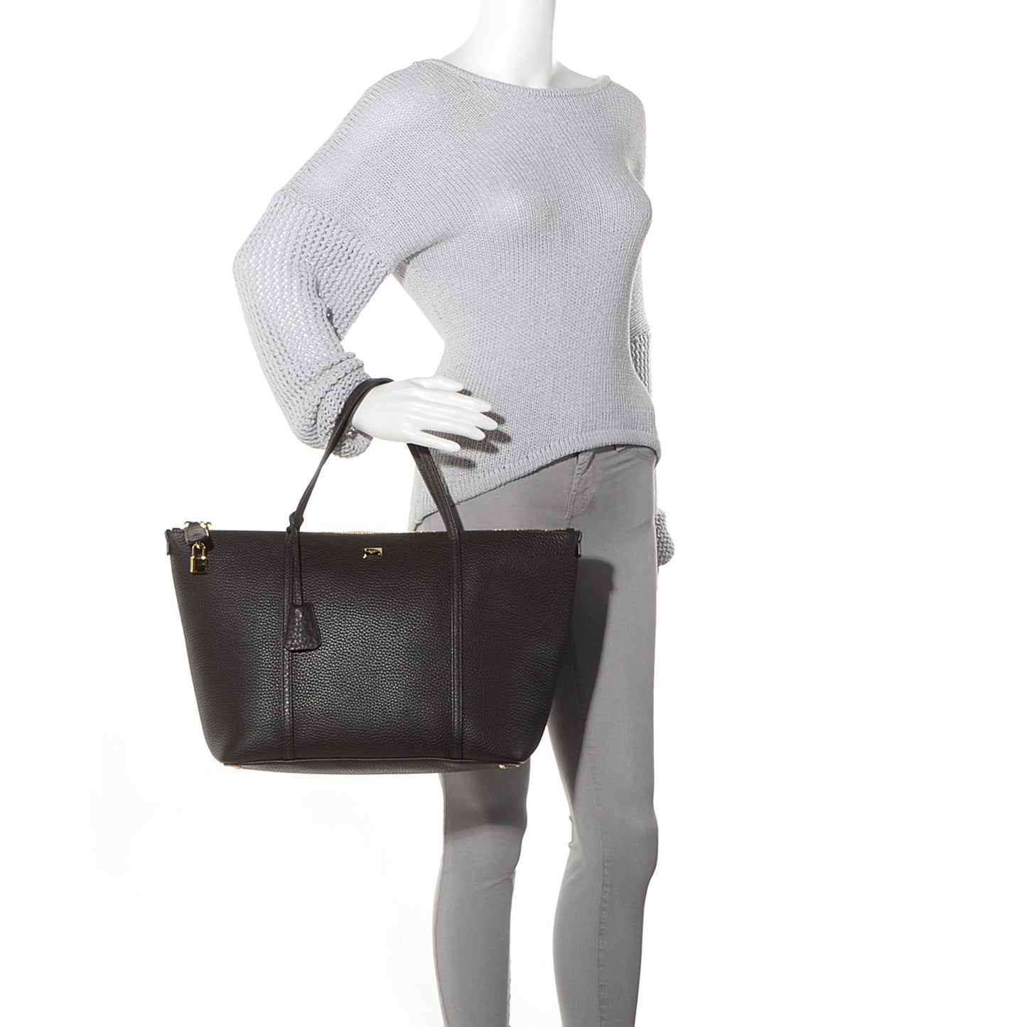 Vitello Alpaca Miss Escape Tote Cacao