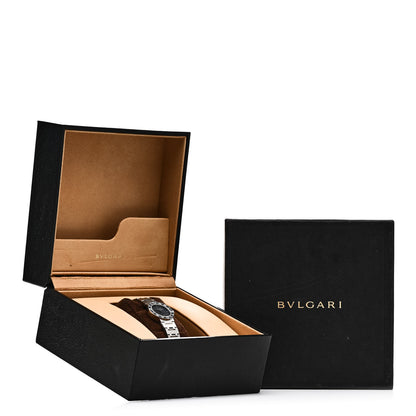 Bulgari Stainless Steel 23mm Quartz Watch Black 5 of 5