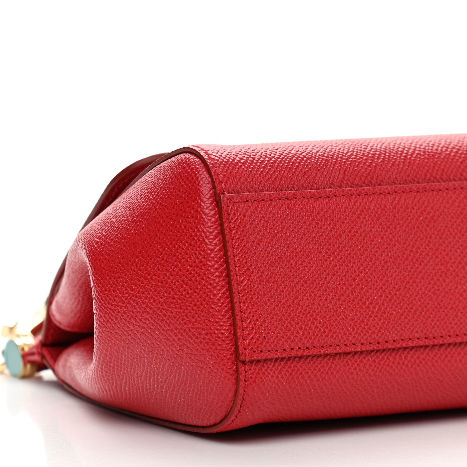 Dolce & Gabbana Dauphine Mini Miss Sicily Satchel Dark Red 8 of 9