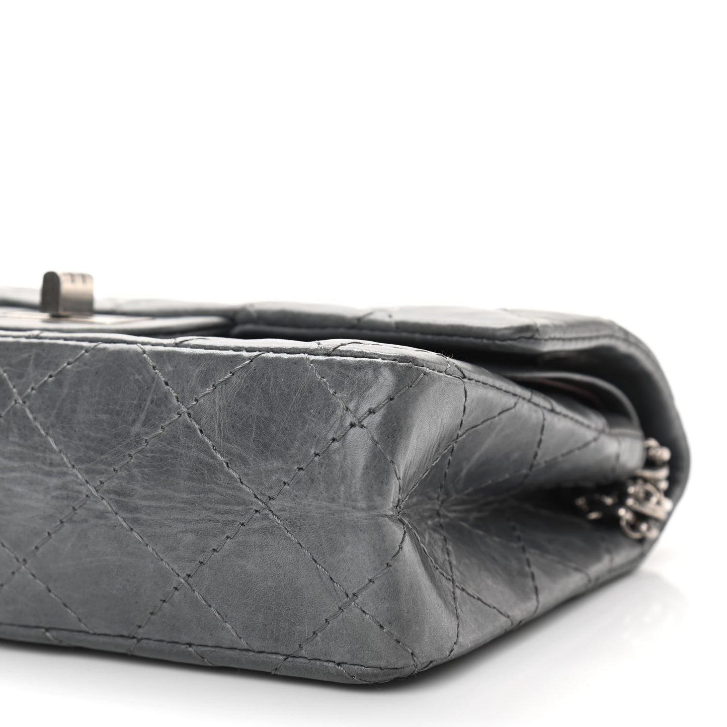 Aged Calfskin 50th Anniversary 2.55 Reissue 224 Flap Grey