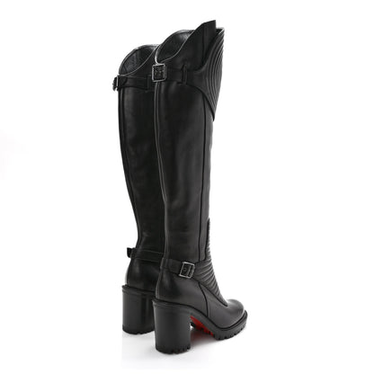 Christian Louboutin Calfskin Mad Maxime 70 Calf Boots 36 Black 4 of 8