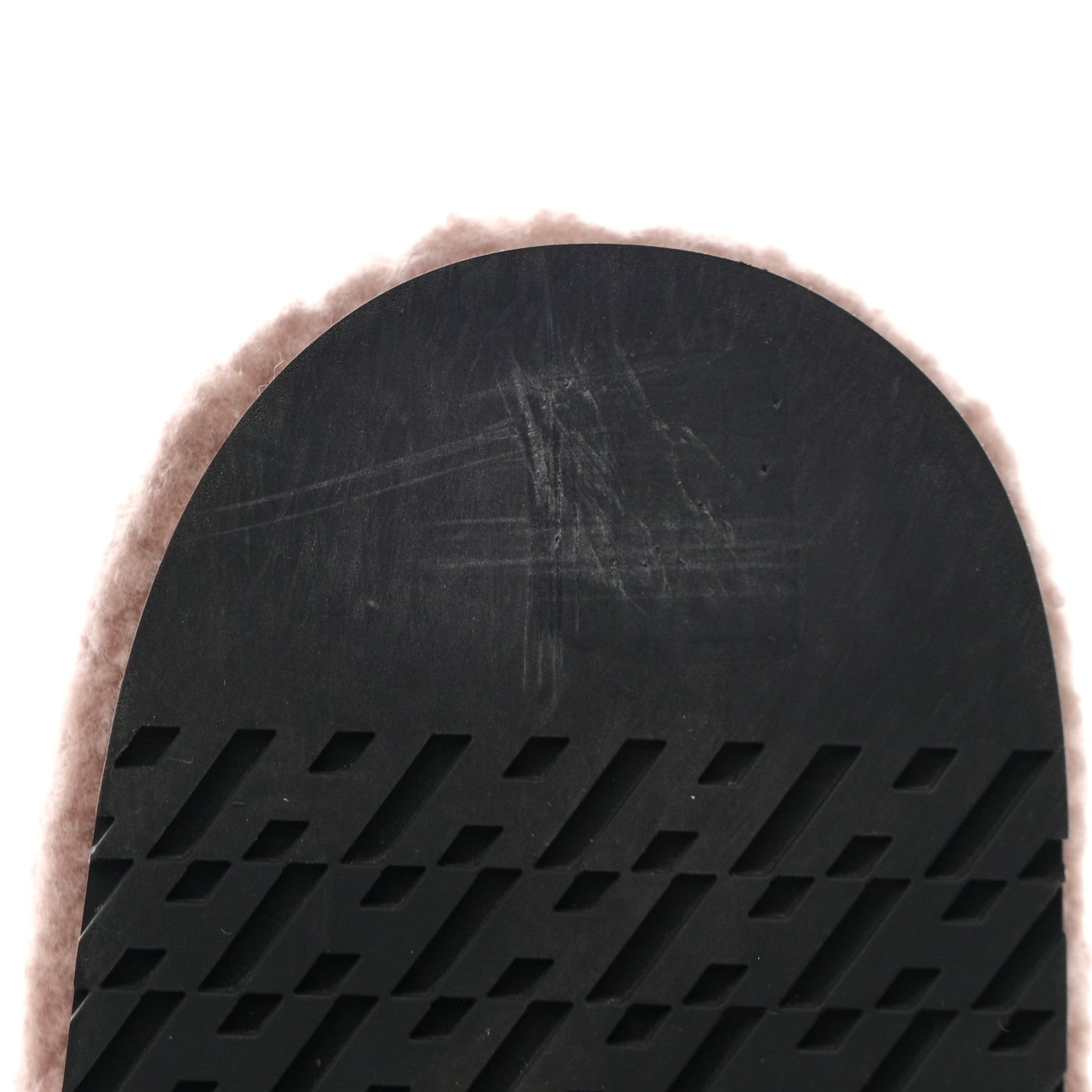 Hermes Woolskin Womens Chypre Sandals 36.5 Bois De Santal 8 of 9