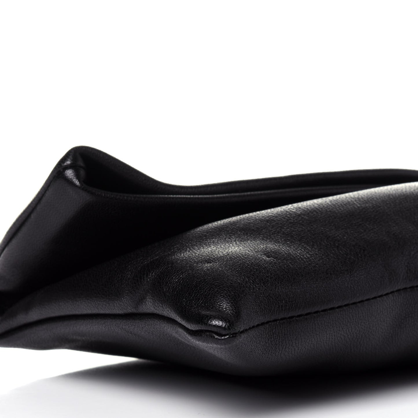 Calfskin Chandra Clutch Black