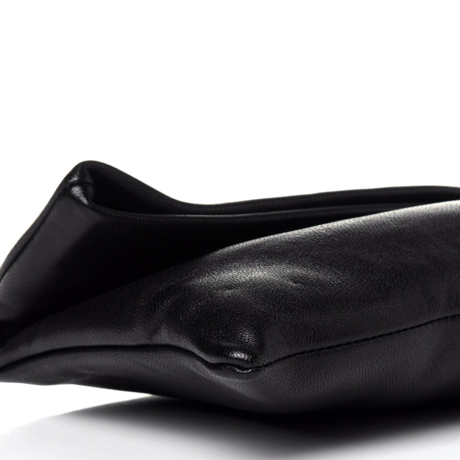 Jimmy Choo Calfskin Chandra Clutch Black 8 of 10