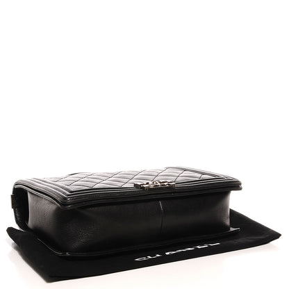 Chanel Calfskin Quilted Large Boy Flap Black 4 of 8