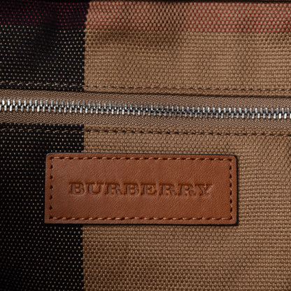 Burberry Grainy Calfskin House Check Medium Maidstone Saddle Brown 8 of 11