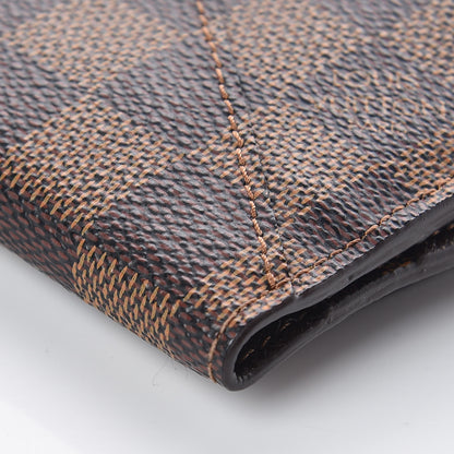 Louis Vuitton Damier Ebene Long Origami Wallet 6 of 8