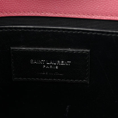 Saint Laurent Grain De Poudre Small Classic Monogram Kate Satchel Mystic Rose 6 of 14