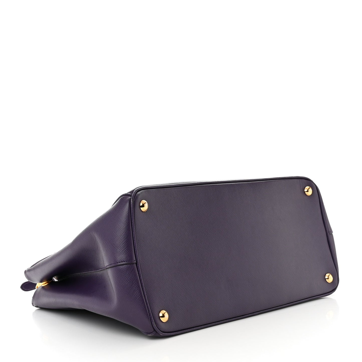 Saffiano Medium Galleria Double Zip Tote Viola