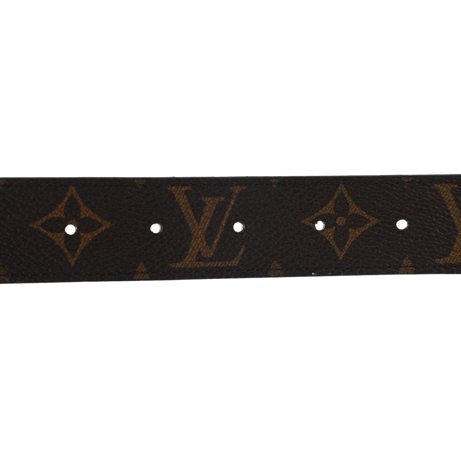 Louis Vuitton Calfskin Monogram 30mm LV Initiales Reversible Belt 80 32 Black 4 of 5