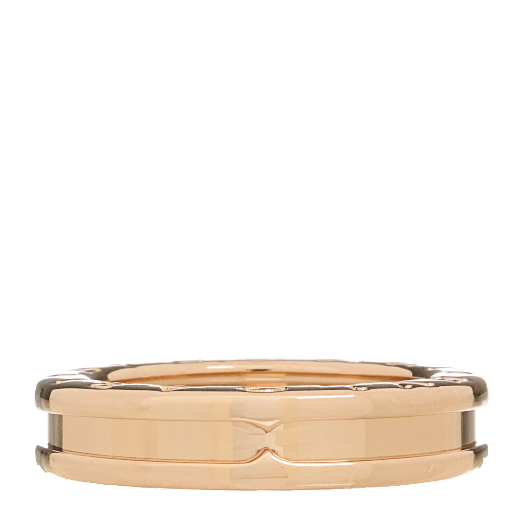 Bulgari 18K Rose Gold B.Zero1 One-Band Ring 50 5.25 1 of 5