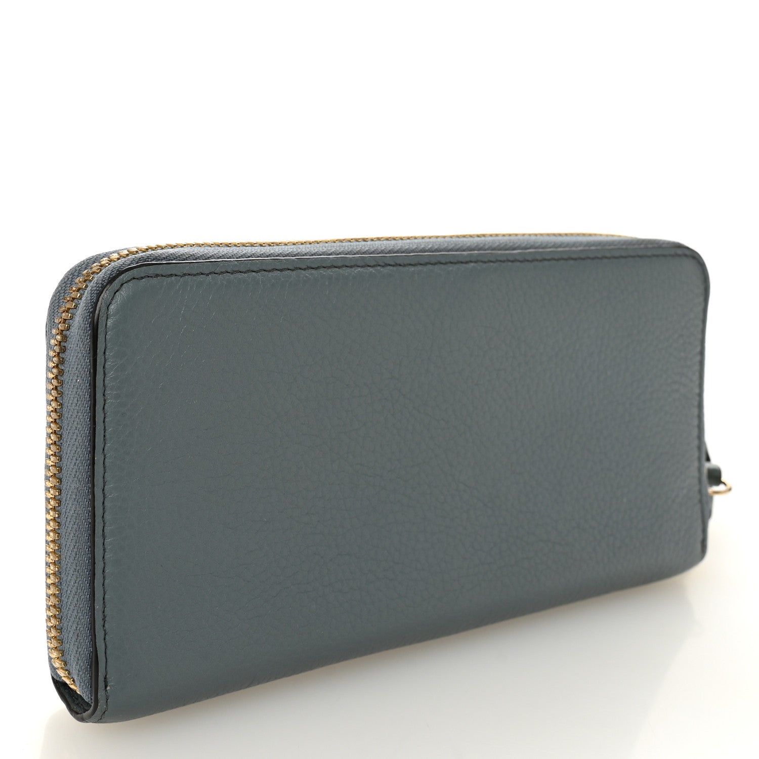 Chloe Grained Calfskin Alphabet Long Zip Around Wallet Cloudy Blue 3 of 8