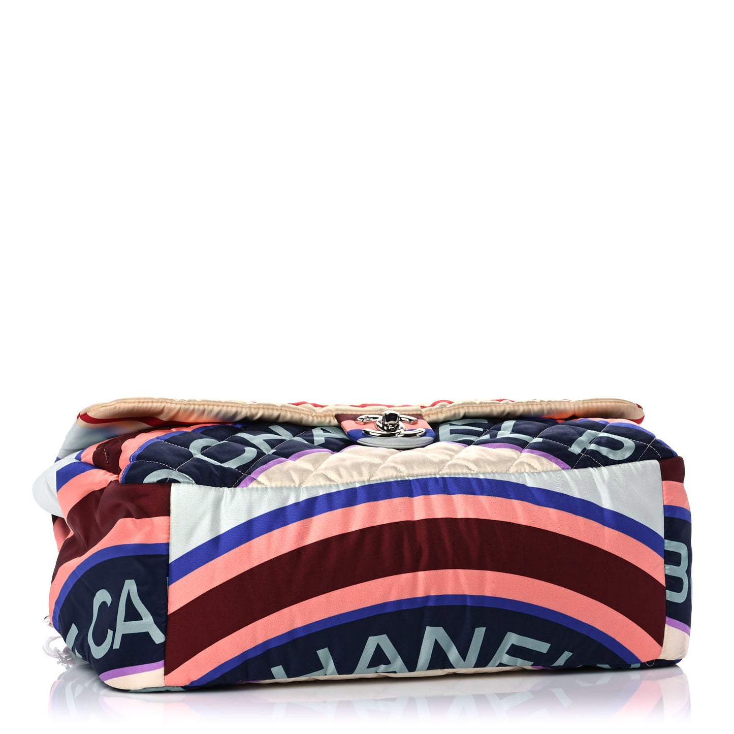 Fabric Quilted Printed XXL Flap Multicolor