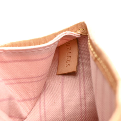 Louis Vuitton Damier Azur Neo Neverfull MM Rose Ballerine 9 of 21