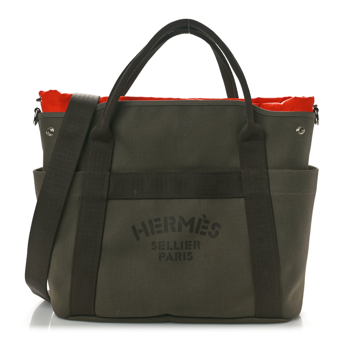 Toile Sac De Pansage Groom Kaki Feu