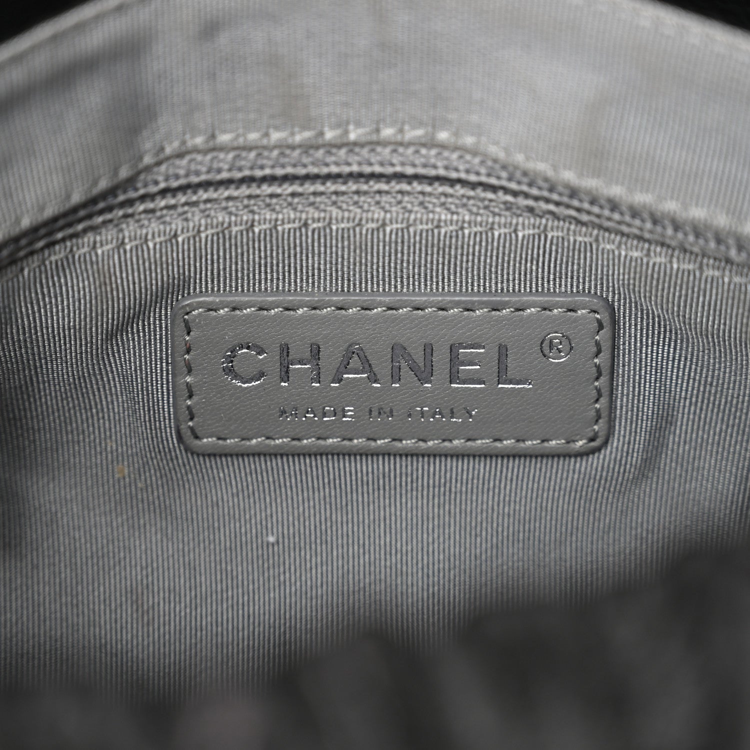 Chanel Caviar Quilted Medium Elastic Flap Black 6 of 10
