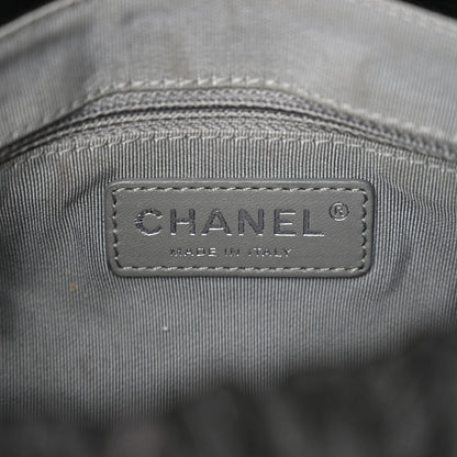Chanel Caviar Quilted Medium Elastic Flap Black 6 of 10