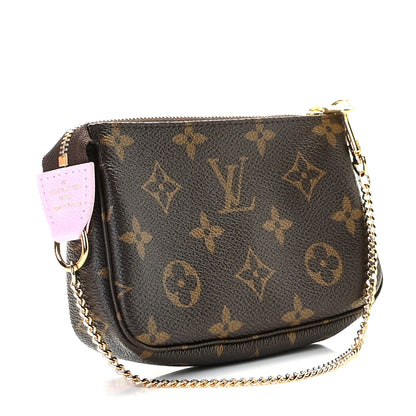 Louis Vuitton Monogram 2021 Christmas Animation Japanese Garden Mini Pochette Accessories Wisteria Pink 3 of 11