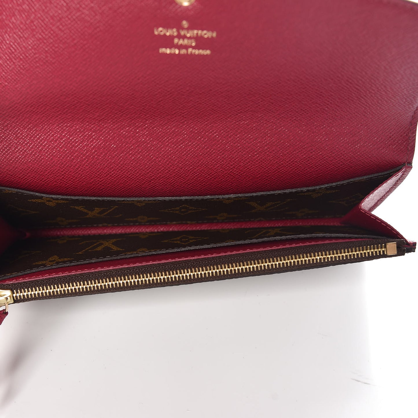 Monogram Emilie Wallet Fuchsia