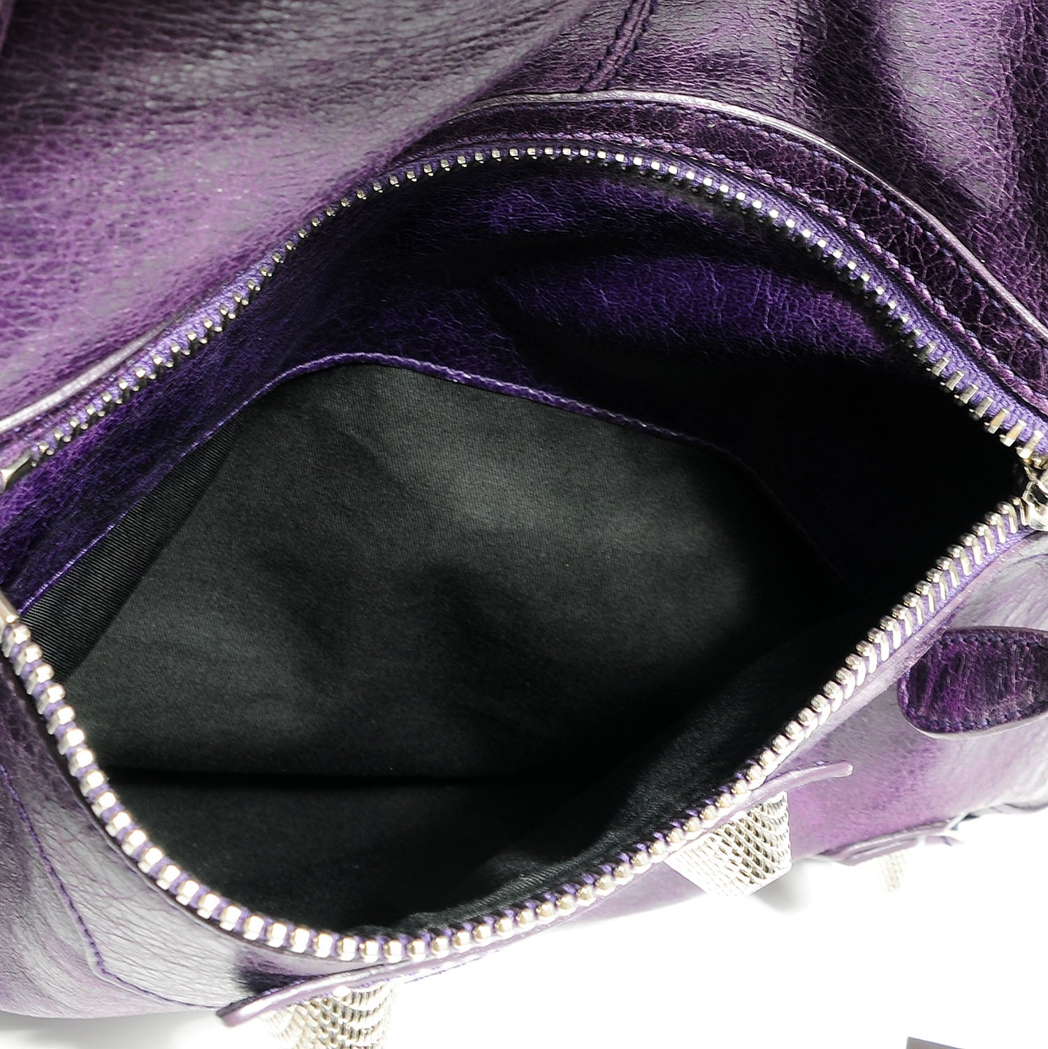 Balenciaga Agneau Giant 21 Silver Hardware Slim Hobo Sapphire 8 of 9