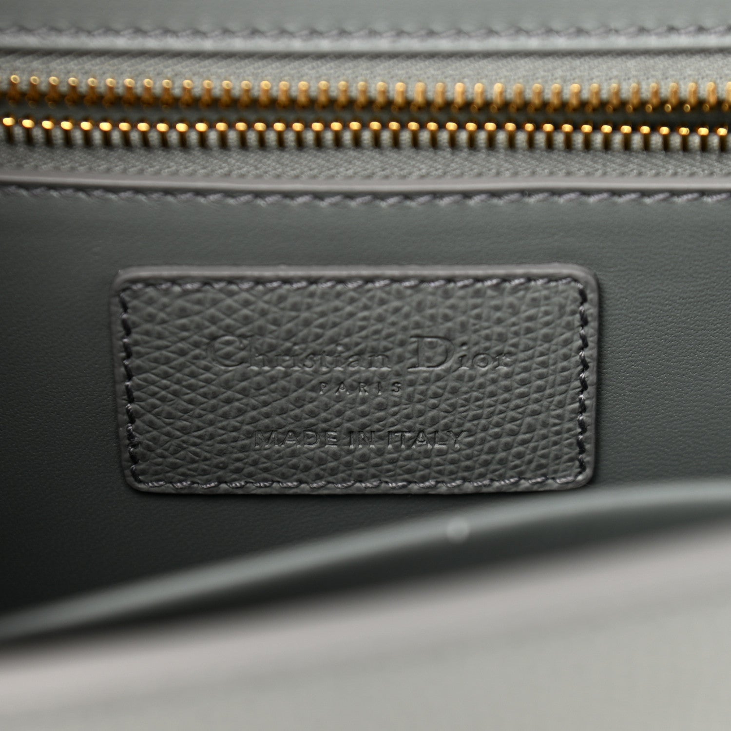 Christian Dior Ultra Matte Grained Calfskin 30 Montaigne Flap Bag Grey 6 of 12