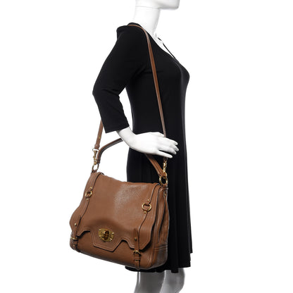 Miu Miu Cervo East-West Flap Satchel Cammello 2 of 16