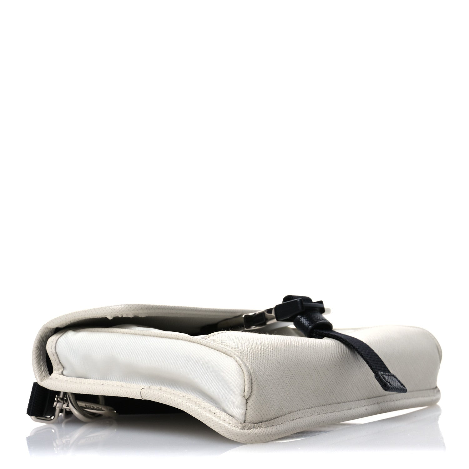 Prada Re-Nylon Saffiano Smartphone Case Crossbody Talco 4 of 10