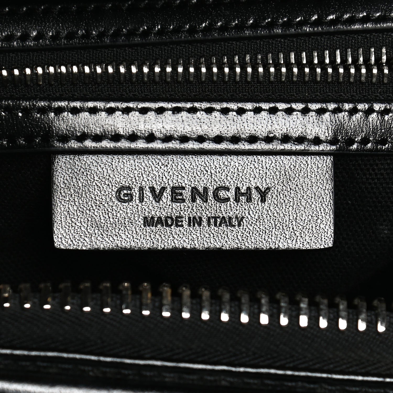 Givenchy Shiny Lord Calfskin Medium Antigona Black 6 of 10