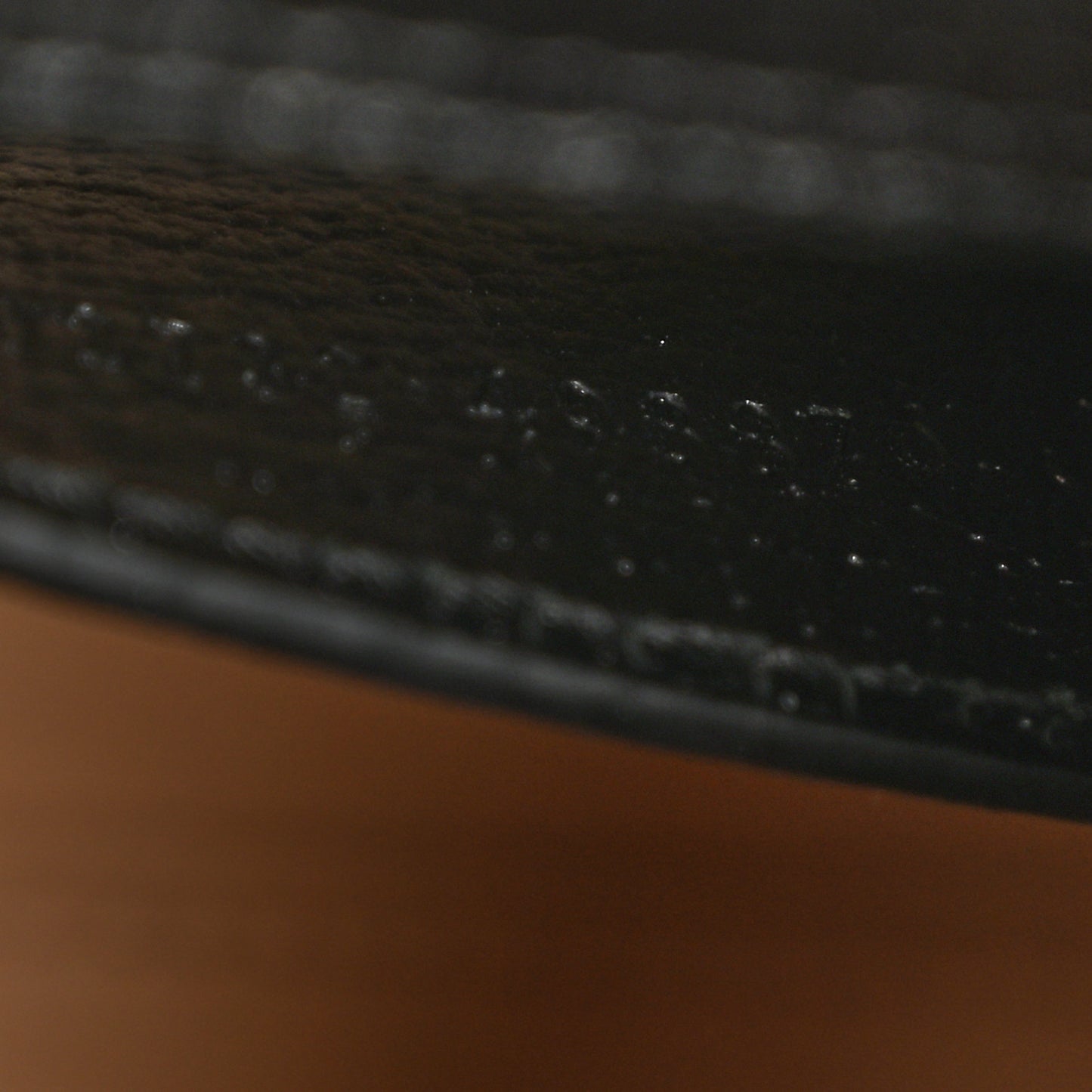 Textured Dollar Calfskin Web Mini Diana Tote Bag Black