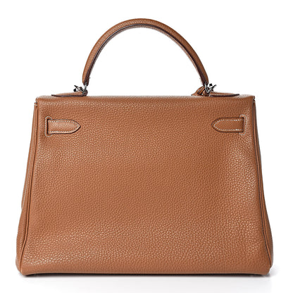 Hermes Togo Kelly Retourne 32 Gold 27 of 39