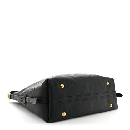 Louis Vuitton Empreinte Monogram Giant CarryAll MM Black 4 of 9