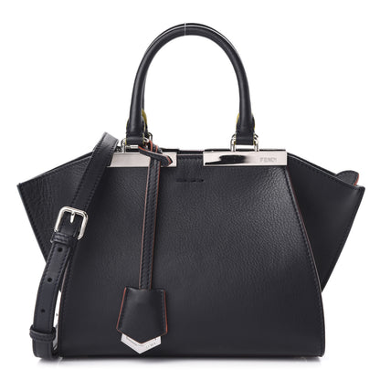 Fendi Vitello Dolce Mini 3jours Tote Blue Notte 1 of 10
