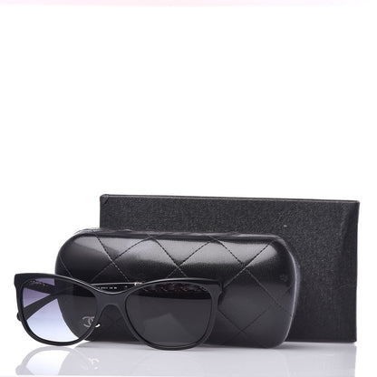 Chanel Cat Eye Chain Polarized Sunglasses 5260-Q Black 7 of 7
