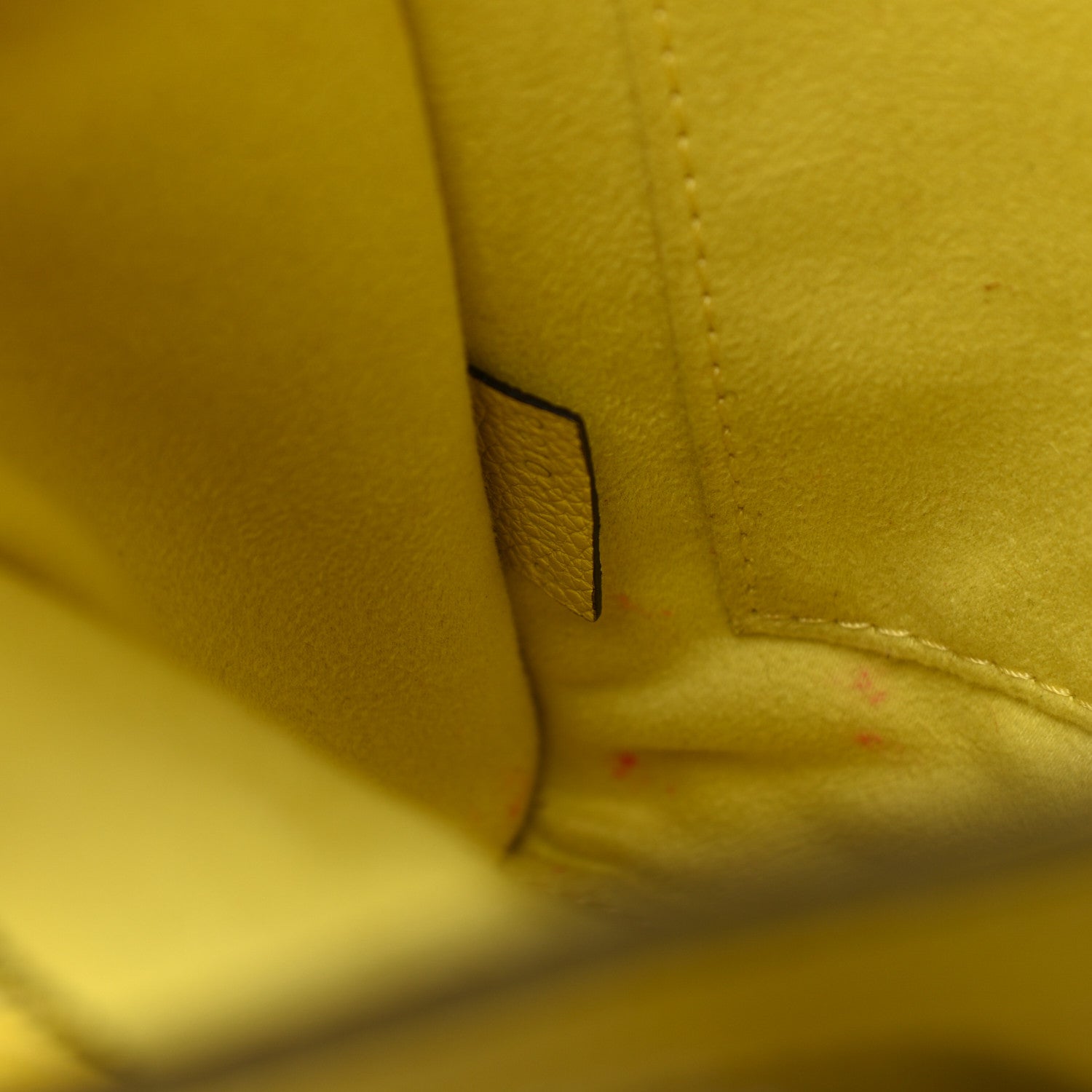 Celine Drummed Calfskin Nano Luggage Citron 7 of 15