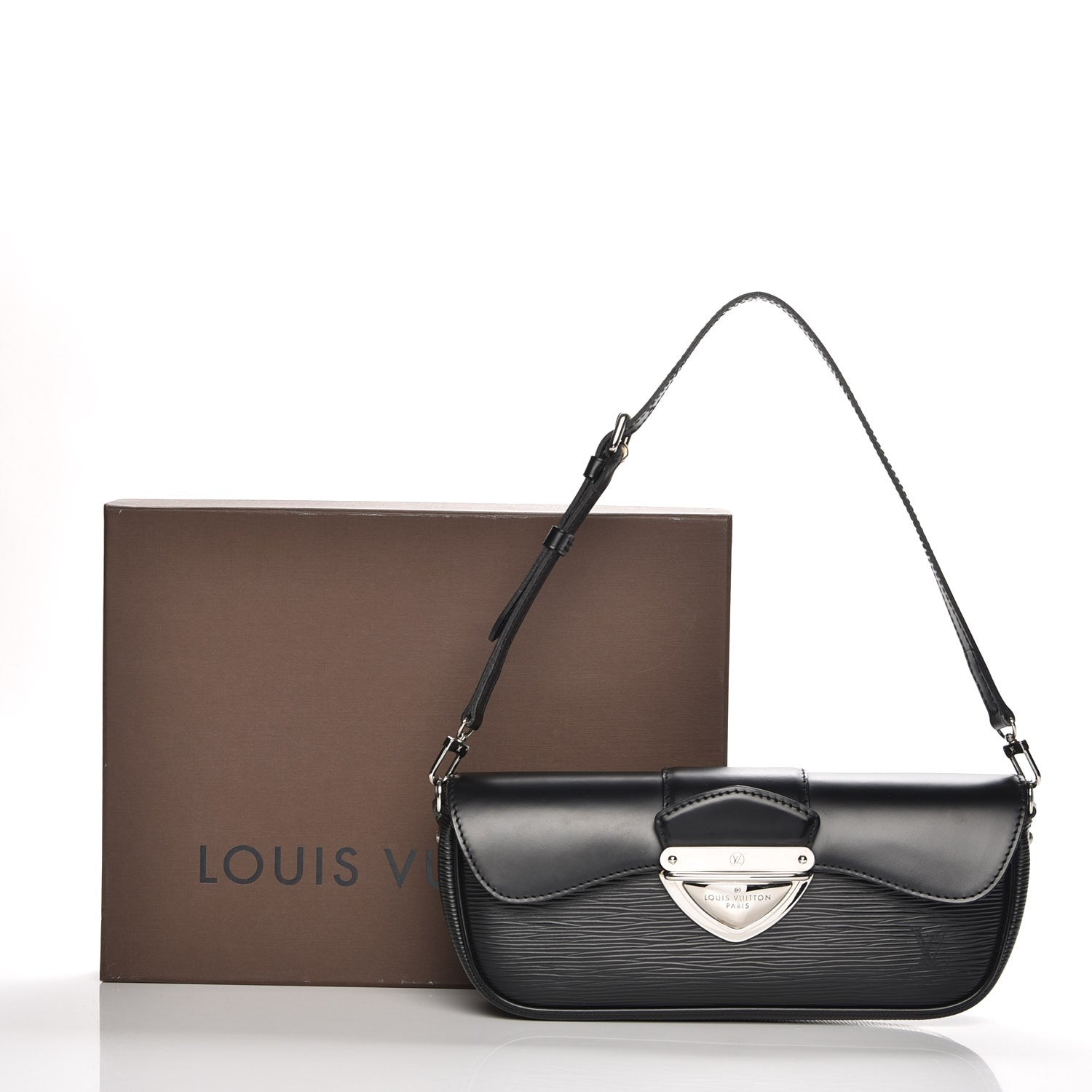 Louis Vuitton Epi Montaigne Pochette Black 10 of 10