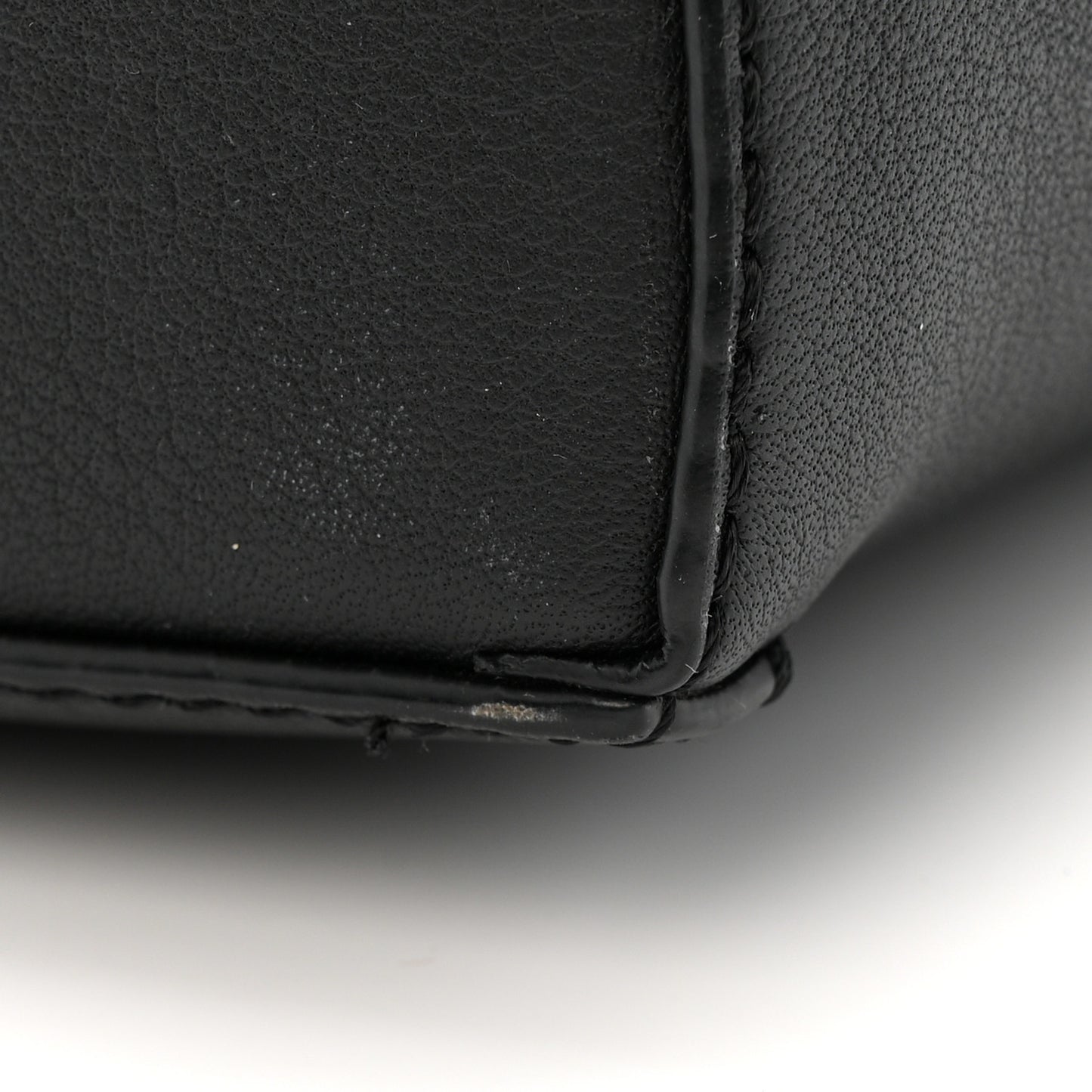 Calfskin Mini Puzzle Edge Bag Black